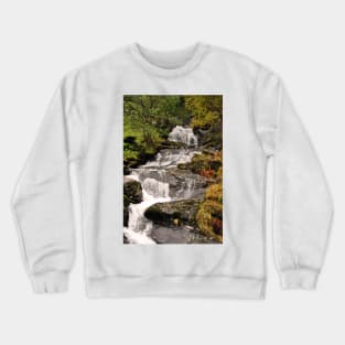 Waterfall Flamsdalen Valley Flam Norway Scandinavia Crewneck Sweatshirt